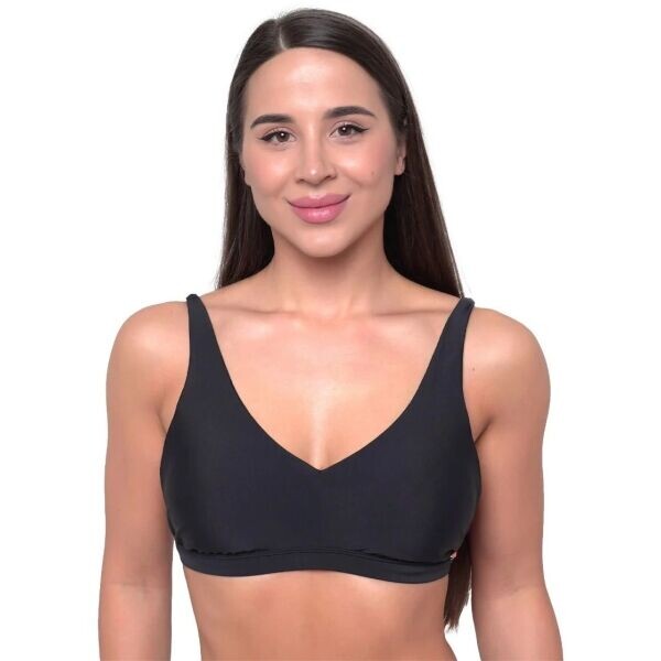 GymBeam SPORT BIKINI Dámský vrchní díl plavek, černá, velikost