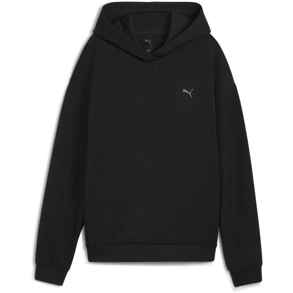 Puma W CLOUDSPUN HOODIE Dámská mikina, černá, velikost