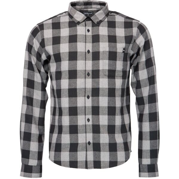 Willard HAJDEN Pánská flanelová košile, černá, velikost