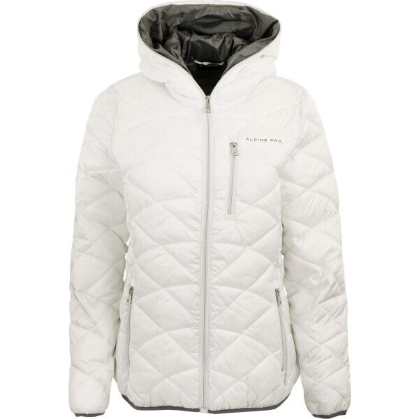 ALPINE PRO OKELLA Dámská zimní bunda, bílá, velikost