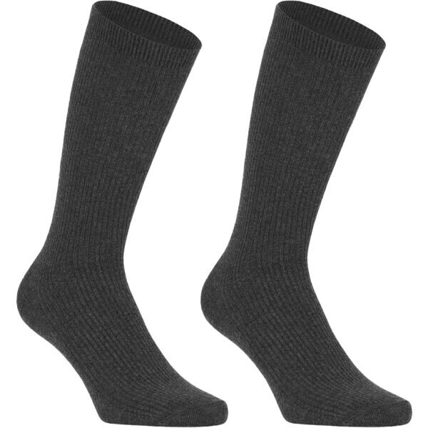 SCHOLL BAMBOO REGULAR 2P Dlouhé bambusové ponožky, tmavě šedá, velikost