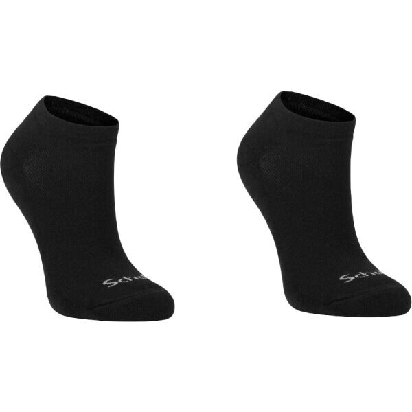 SCHOLL COOL LOW 2P Krátké bavlněné ponožky, černá, velikost