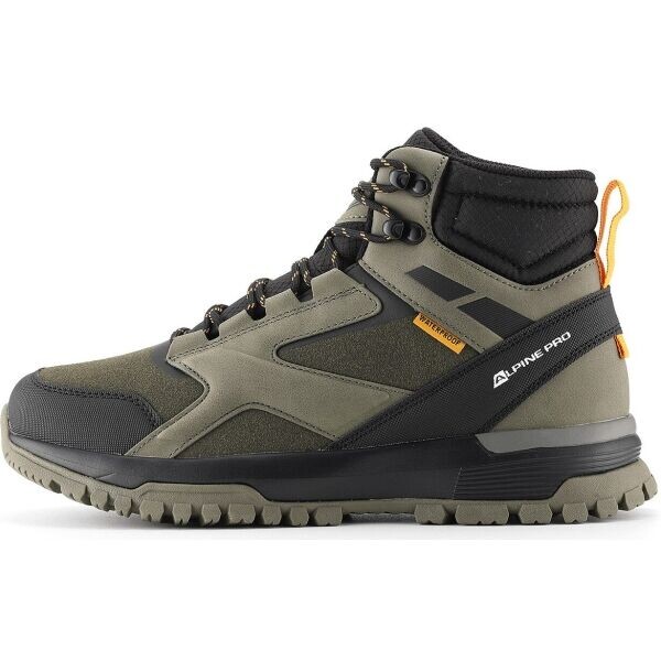 ALPINE PRO MOLLEN Pánská kotníková obuv, zelená, velikost