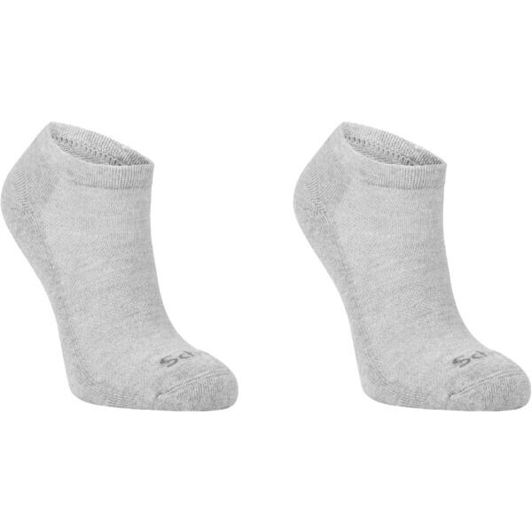 SCHOLL COOL LOW 2P Krátké bavlněné ponožky, šedá, velikost