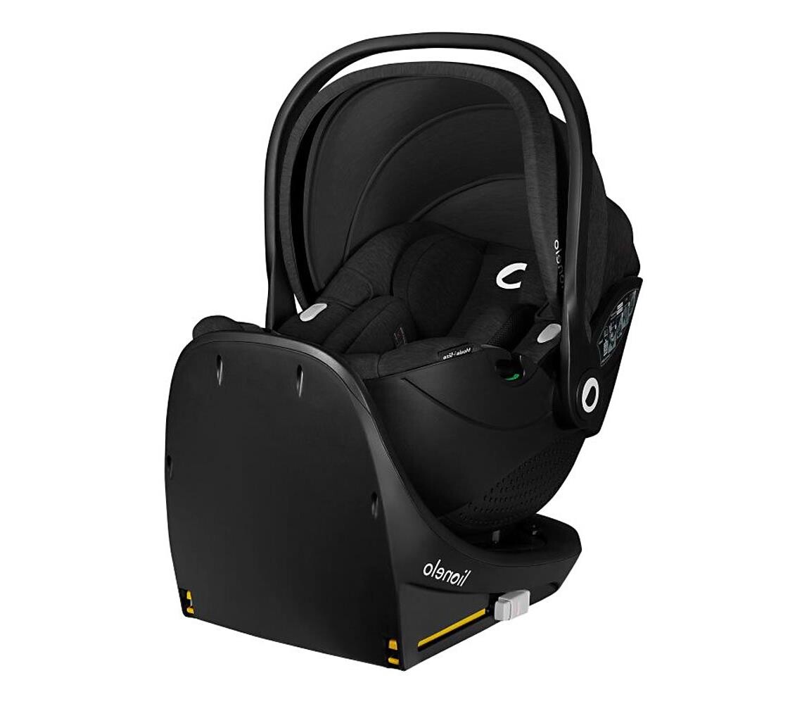 Lionelo Lionelo - Autosedačka se základnou otočná MOXIE SET i-Size 40-87 cm Black Carbon
