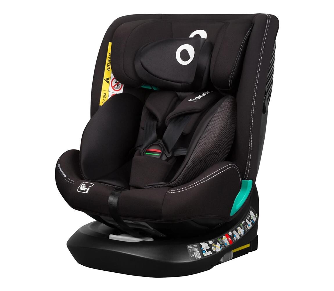 Lionelo Lionelo-Autosedačka se základ. otočná BASTIAAN ONE i-Size 40-150 cm Black Carbon