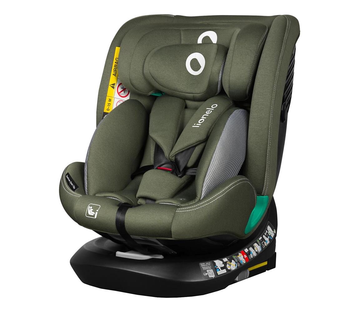 Lionelo Lionelo - Autosedačka se zákla. otočná BASTIAAN ONE i-Size 40-150 cm Green Olive