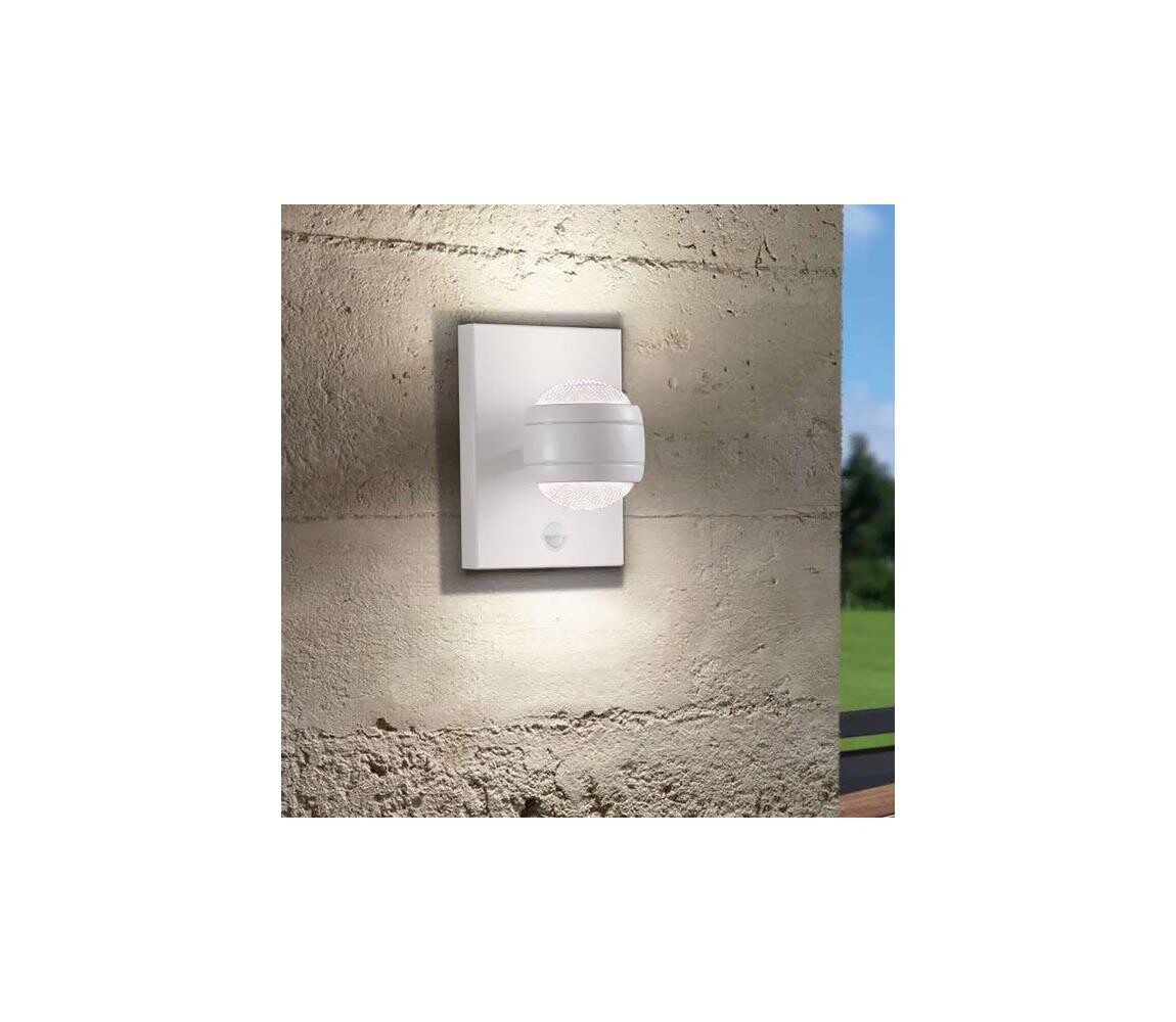 Eglo Eglo 96022 - LED Venkovní nástěnné svítidlo s čidlem SESIMBA 1 2xLED/3,7W IP44