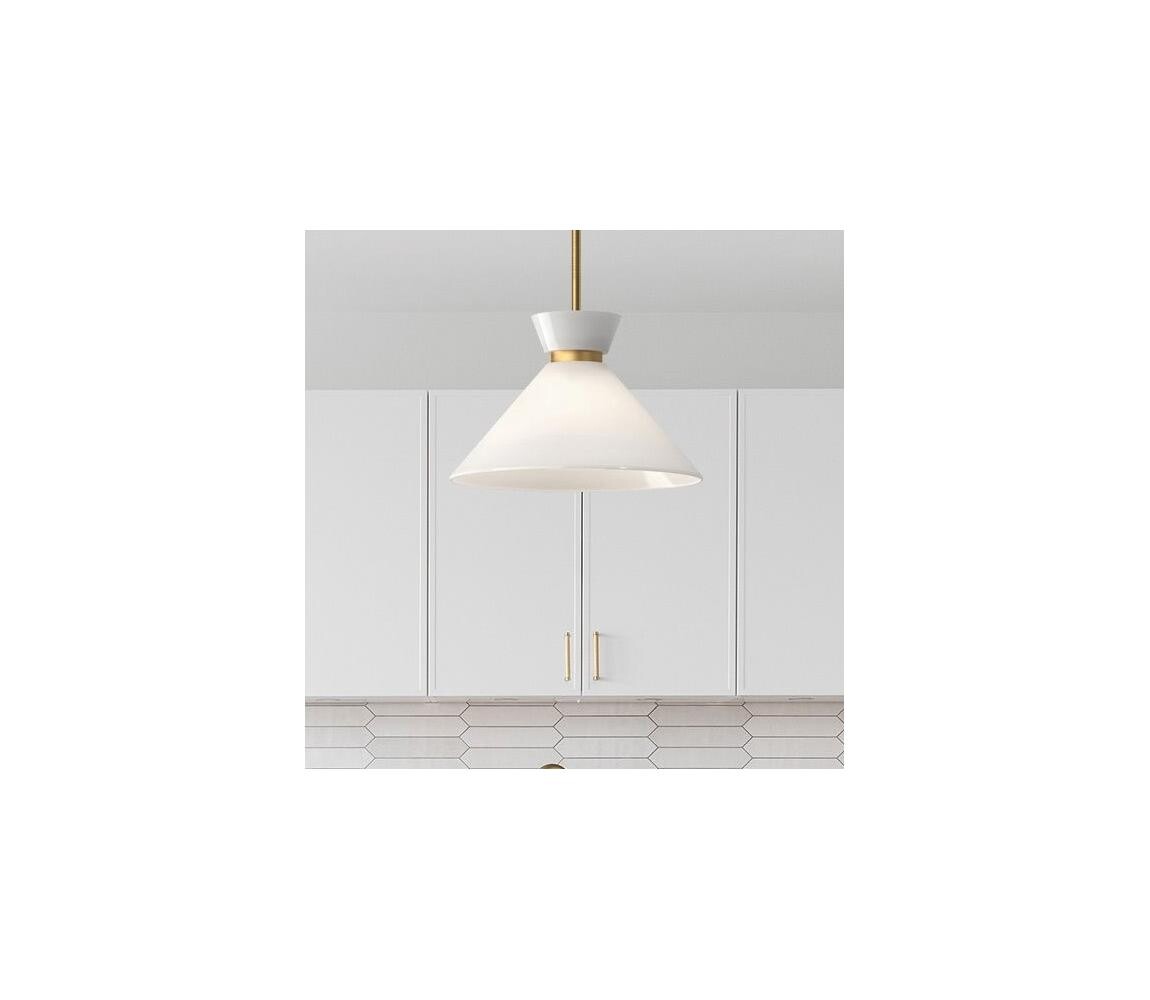 Elstead Alora Mood ALM-HALSTON-P-M-GD - Lustr na tyči HALSTON 1xE27/60W/230V zlatá