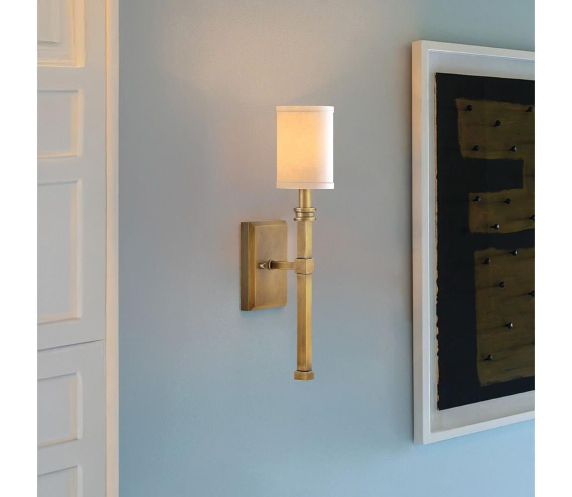 Elstead Hinkley HK-MOORE-WB1-HB - Nástěnné svítidlo MOORE 1xE14/40W/230V zlatá