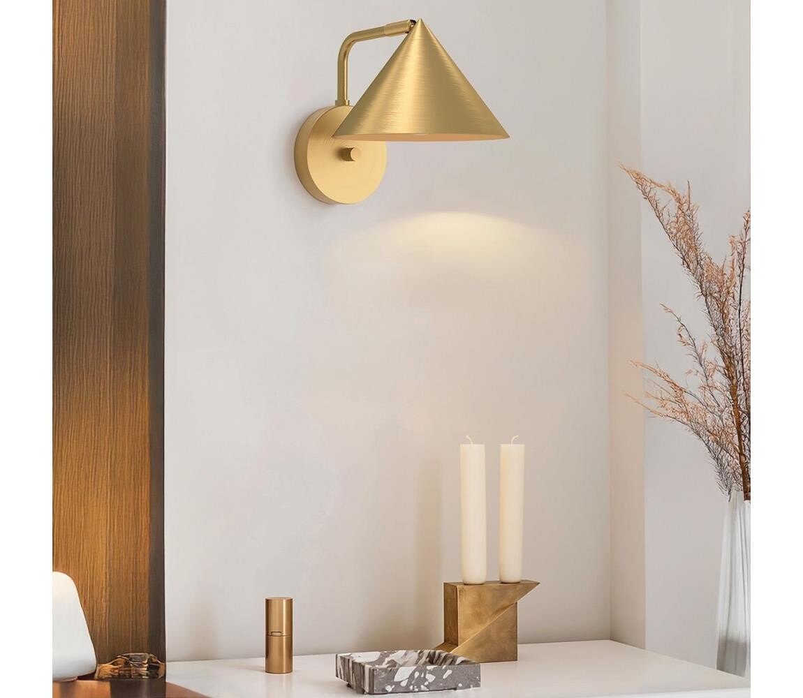 Elstead Alora Mood ALM-REMYCK-1WB-GD - Nástěnné svítidlo REMYCK 1xE27/60W/230V zlatá