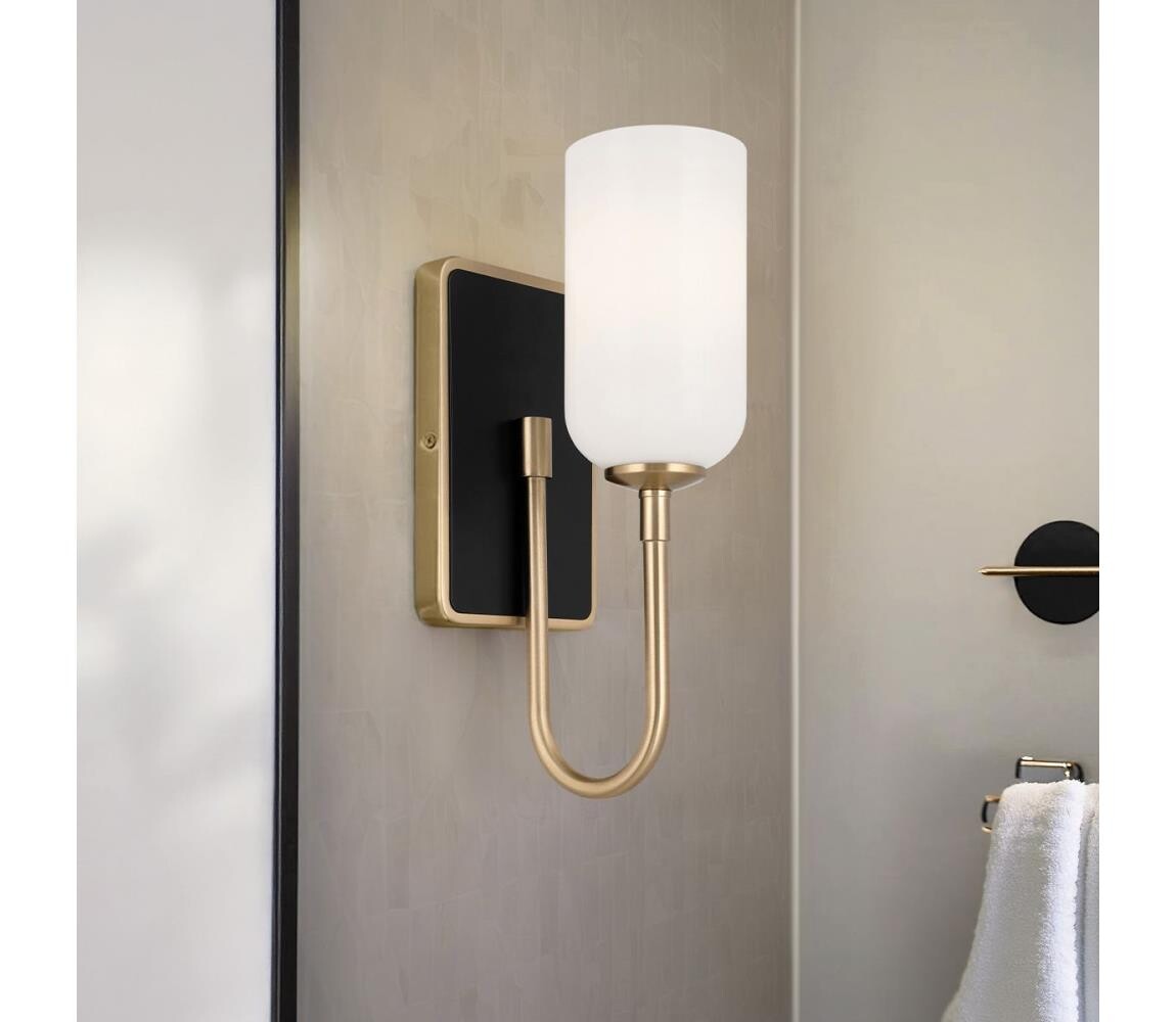 Elstead Kichler KL-SOLIA-1W-CPZB - LED Koupelnové svítidlo SOLIA 1xG9/3W/230V IP44 zlatá