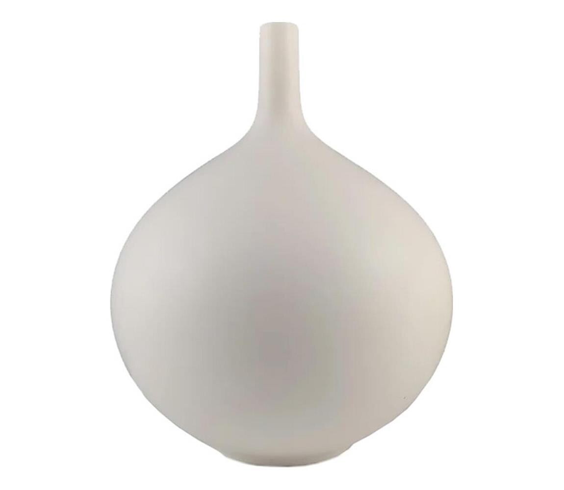 Estilo Home Keramická váza 24 cm bílá