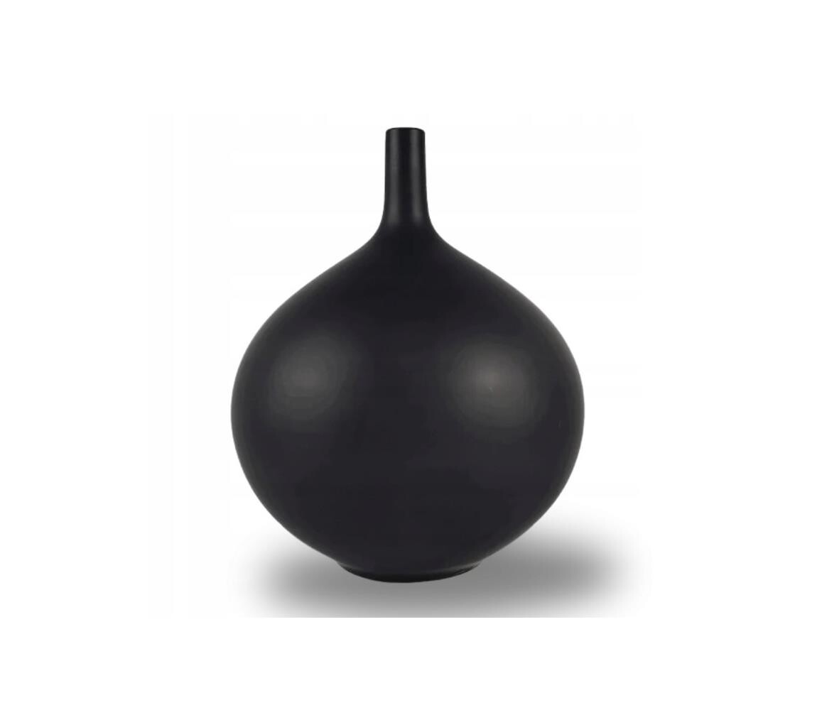 Estilo Home Keramická váza 24 cm matná černá