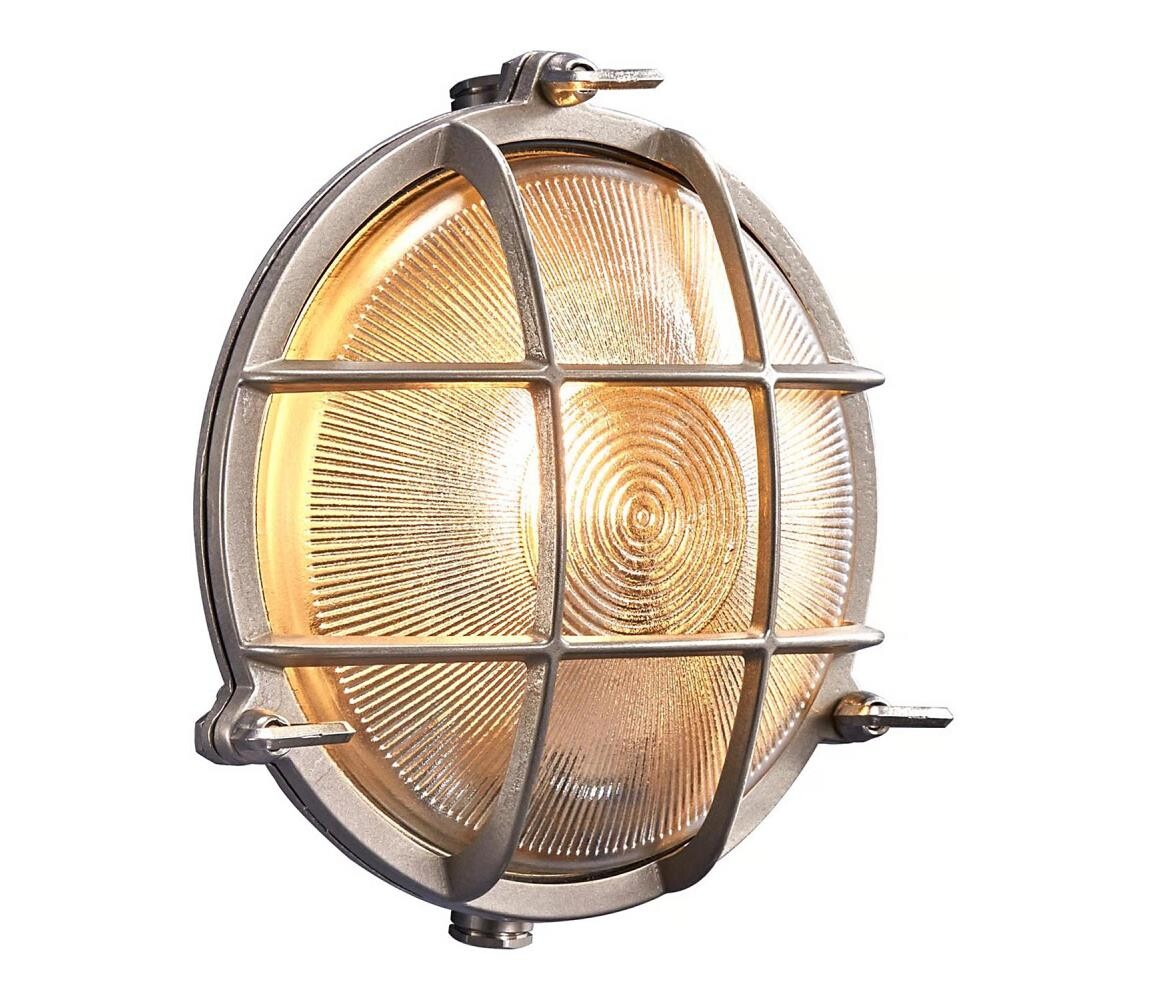 Nordlux Nordlux - Venkovní nástěnné svítidlo POLPERRO 1xE27/12,5W/230V IP64 šedá