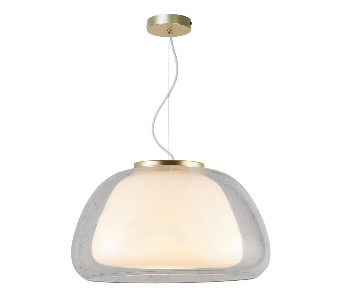 Nordlux Nordlux - Lustr na lanku JELLY 1xE27/40W/230V bílá/čirá