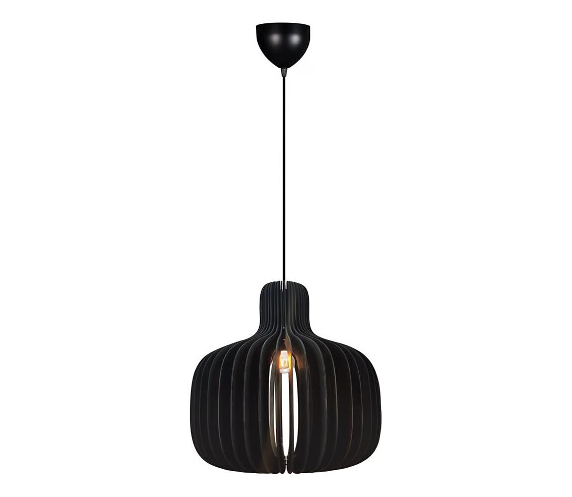 Nordlux Nordlux - Lustr na lanku HAZO 1xE27/60W/230V černá