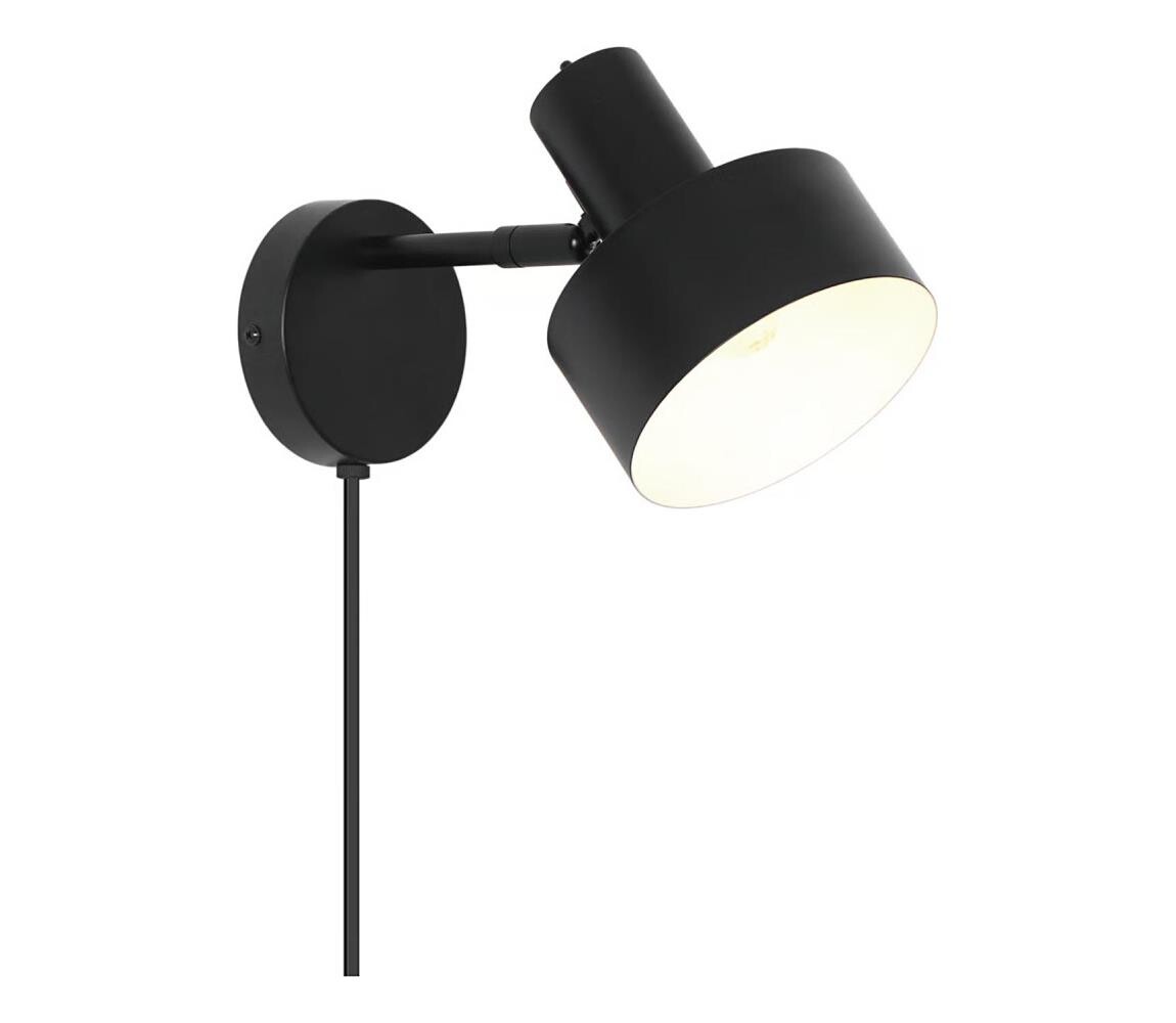 Nordlux Nordlux - Nástěnné svítidlo MATIS 1xE27/15W/230V černá
