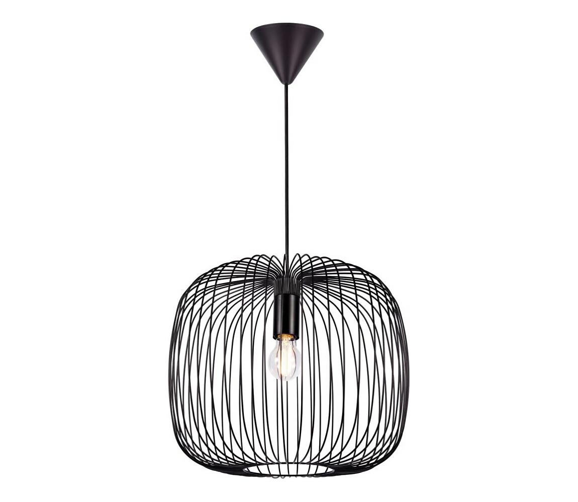Nordlux Nordlux - Lustr na lanku BERONI 1xE27/60W/230V černá pr. 40 cm