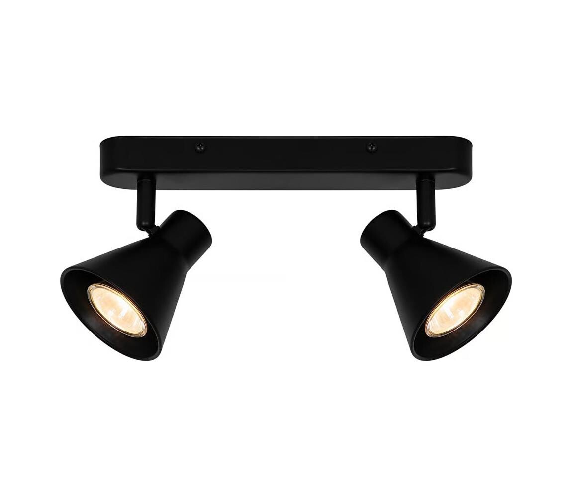 Nordlux Nordlux - Bodové svítidlo EIK 2xGU10/35W/230V černá