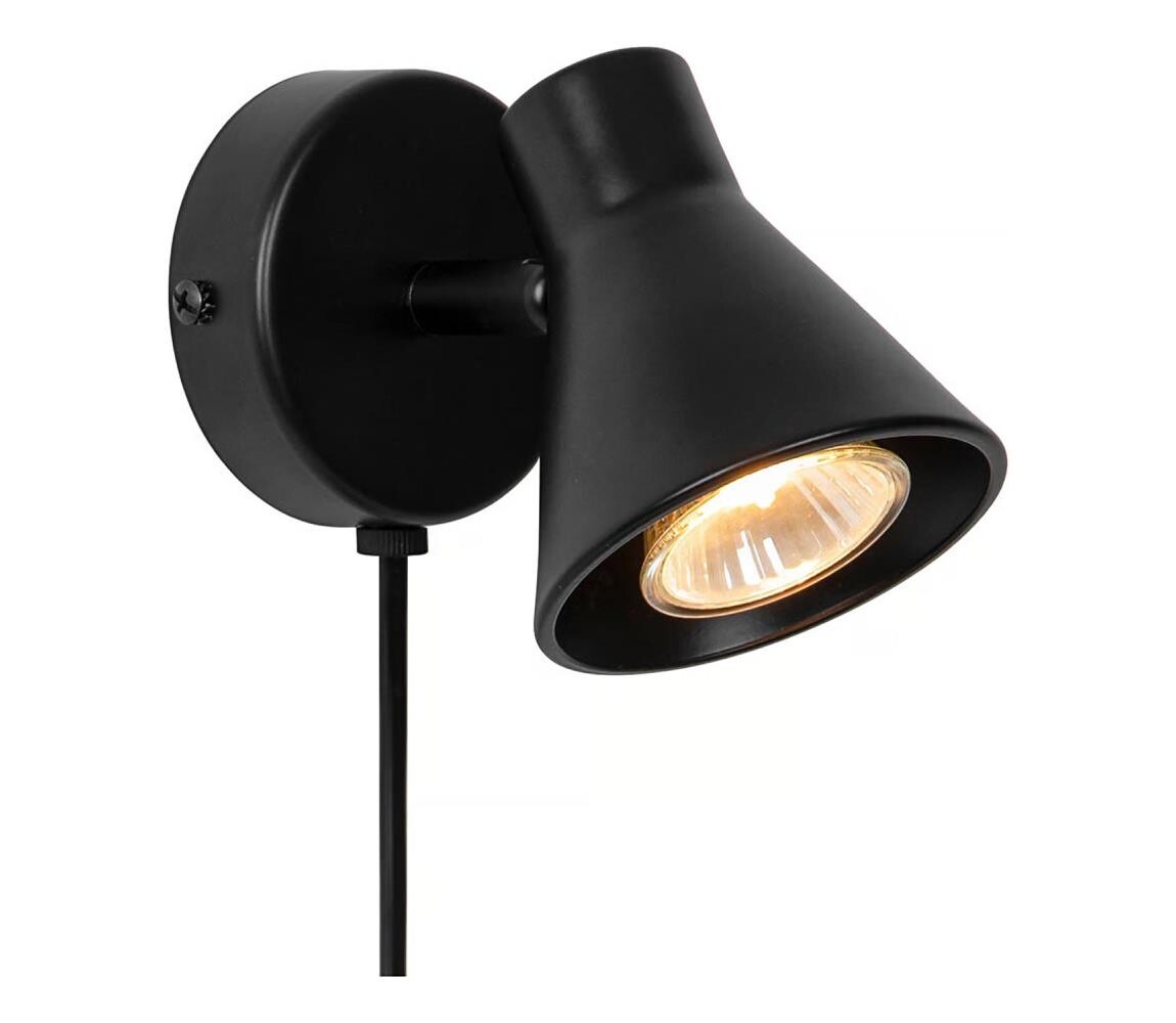 Nordlux Nordlux - Nástěnné svítidlo EIK 1xGU10/35W/230V černá