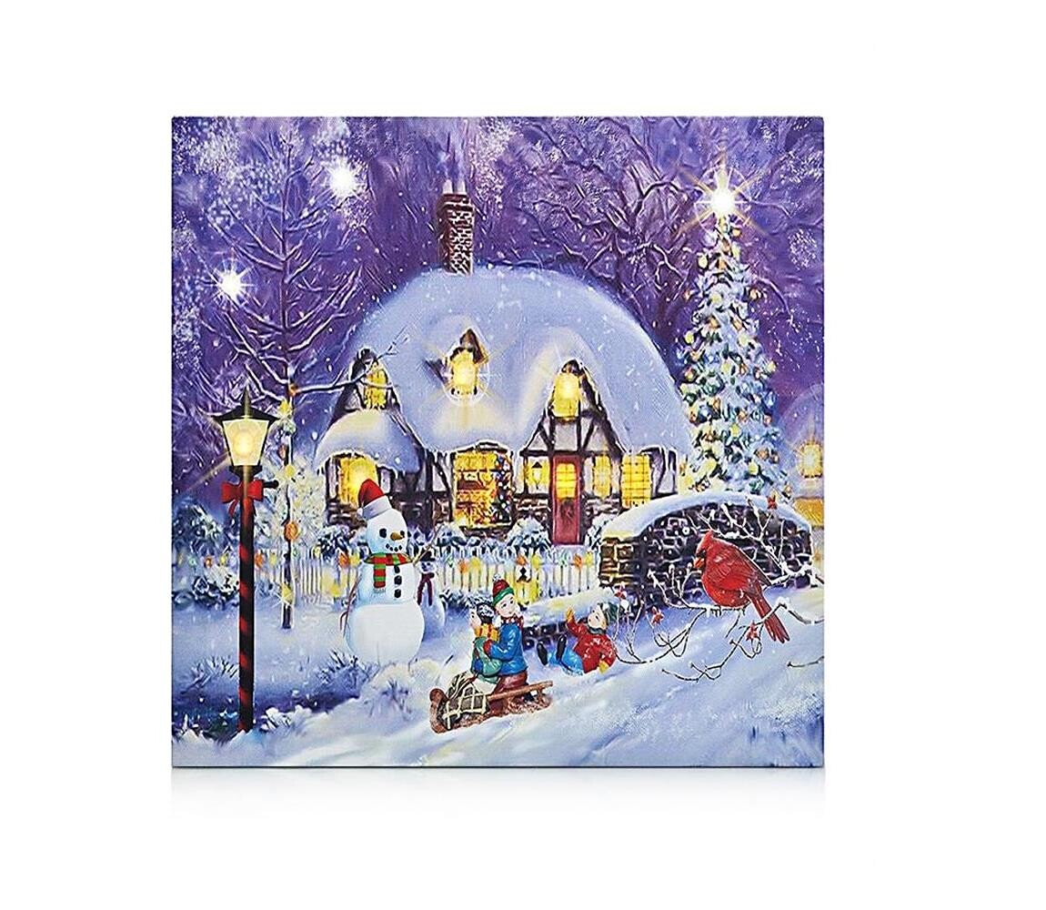 Markslöjd Markslöjd 704361 - LED Svítící dekorační obraz CANVAS LED/0,18W/2xAA