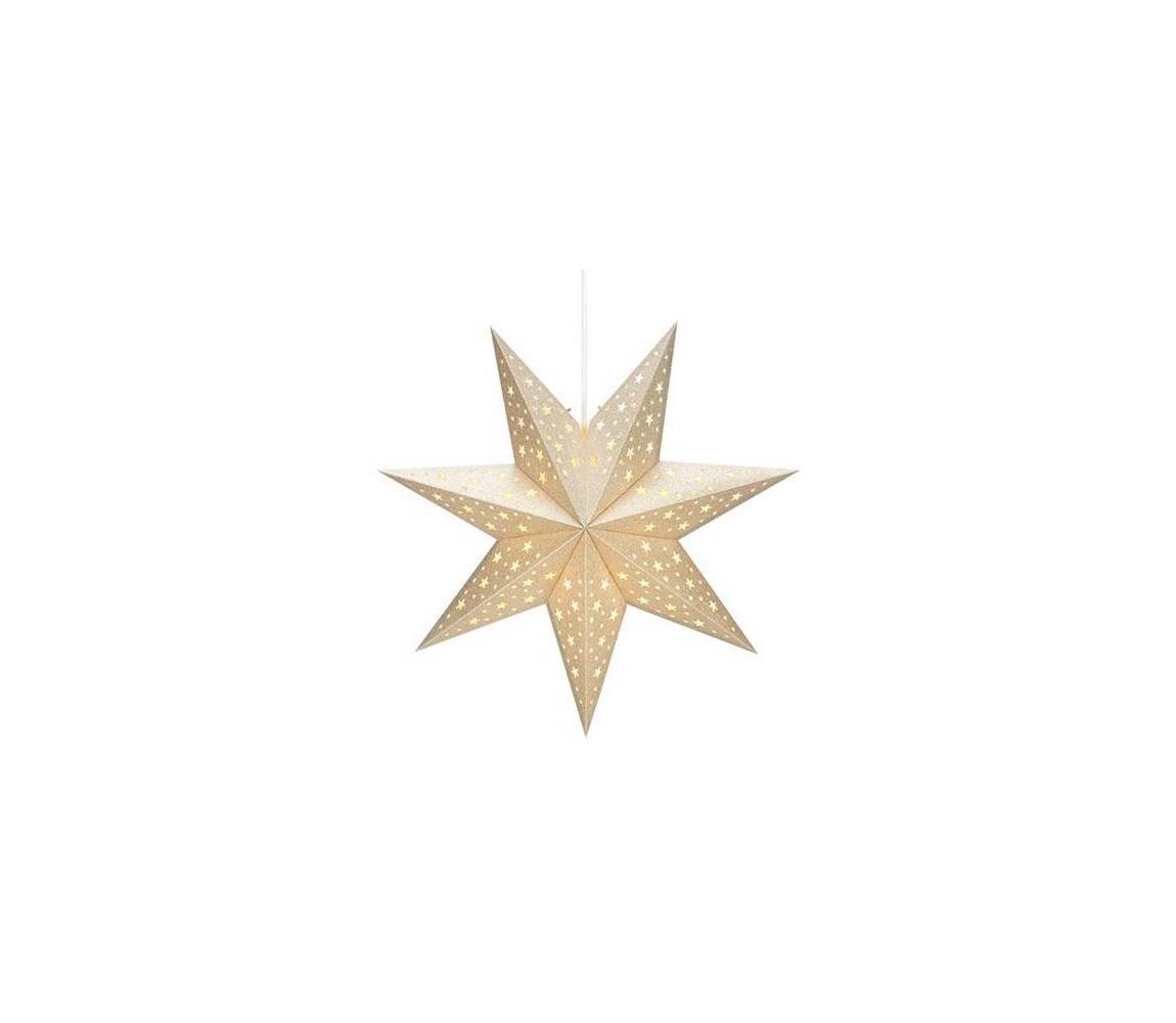 Markslöjd Markslöjd 704419 - Vánoční dekorace SOLVALLA 1xE14/25W/230V zlatá 45 cm