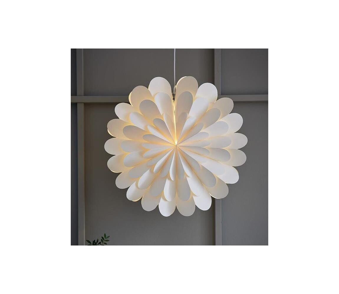 Markslöjd Markslöjd 705945 - Vánoční dekorace MARAVILLA 1xE14/25W/230V pr. 60 cm bílá