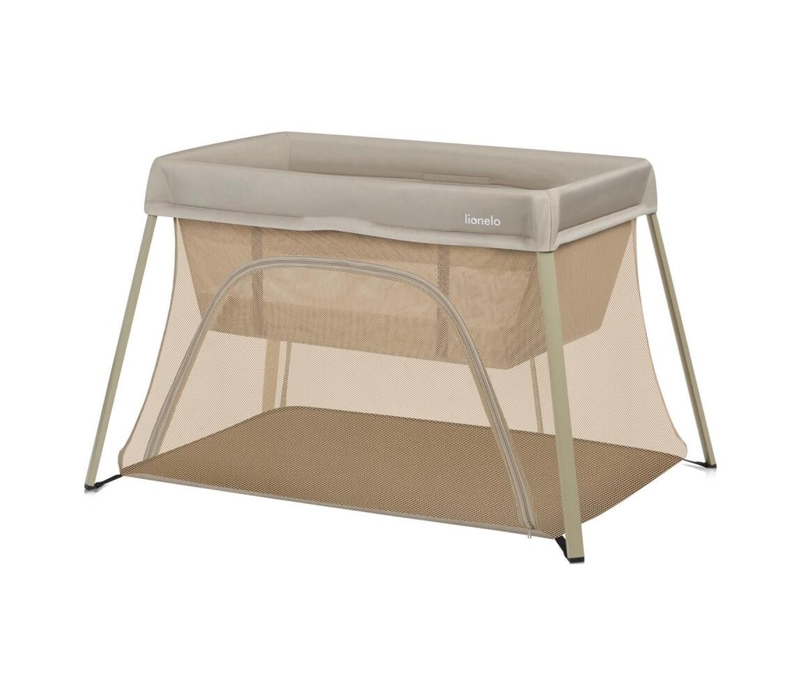 Lionelo Lionelo - Cestovní postýlka 3v1 ALICE Beige Olive