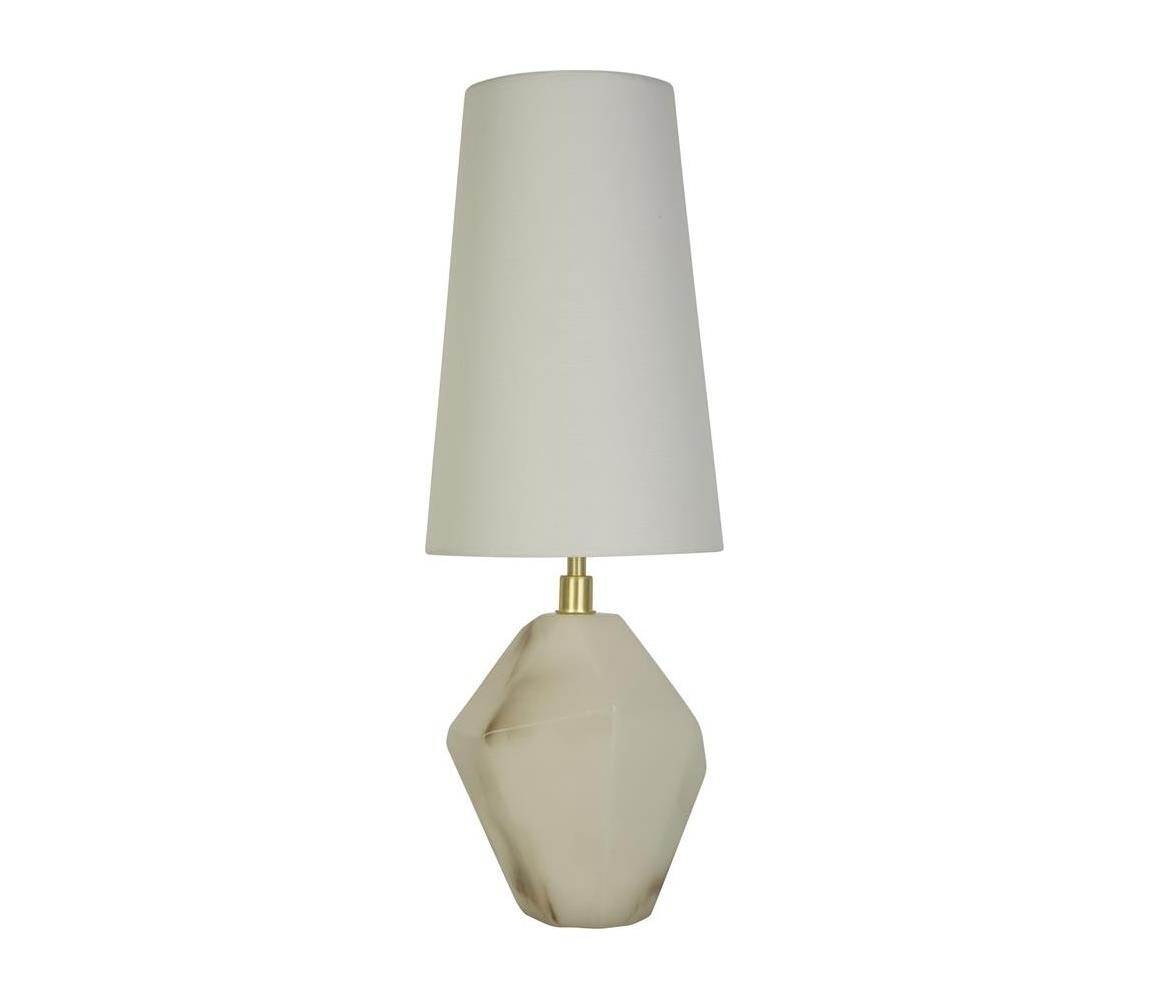 Searchlight Searchlight EU88250WH - Stolní lampa APEX 1xE27/60W/230V bílá/šedá