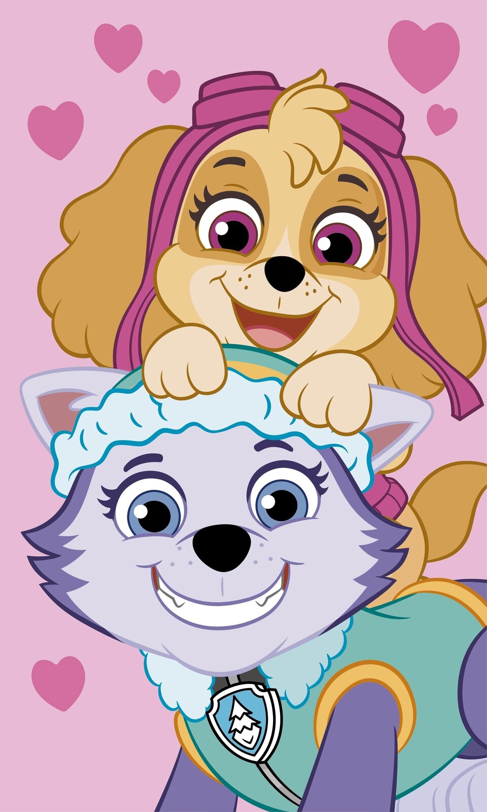 Jerry Fabrics Bavlněný froté ručníček 30x50 cm - Tlapková patrola 