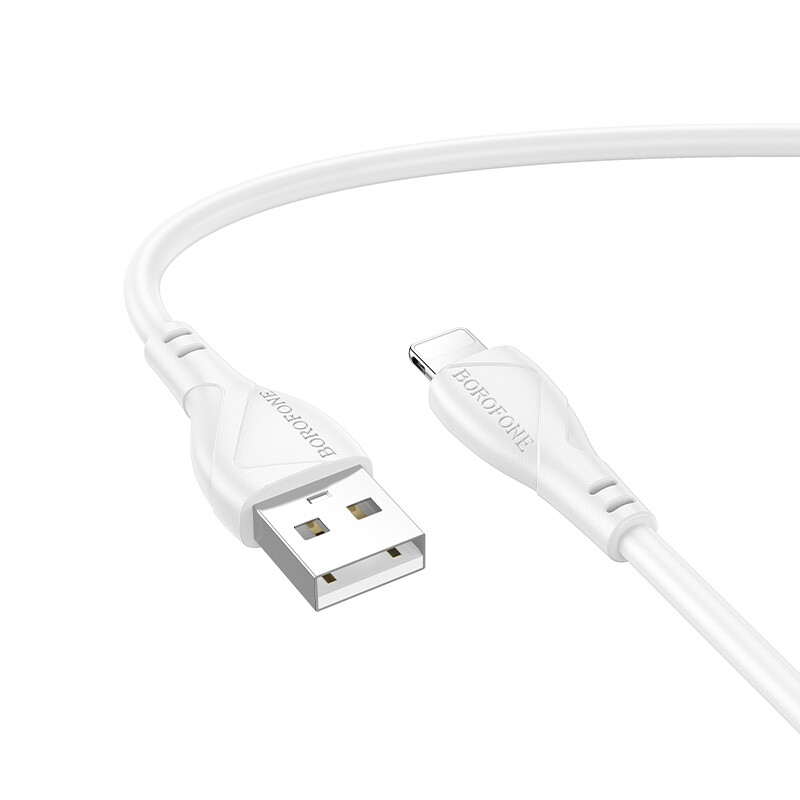 Datový kabel Borofone BX121 Energy USB-A - Lightning 2,4A 1m white