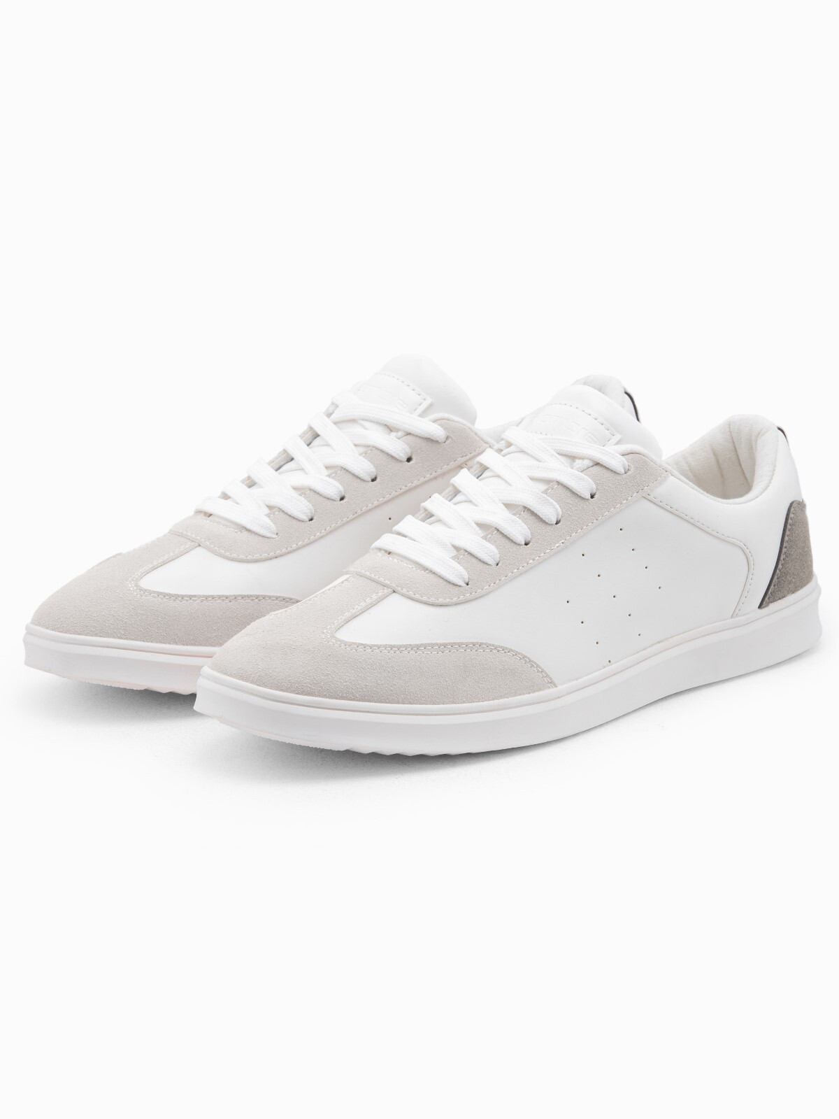 Ombre Casual men's sneaker shoes OLDSCHOOL - white