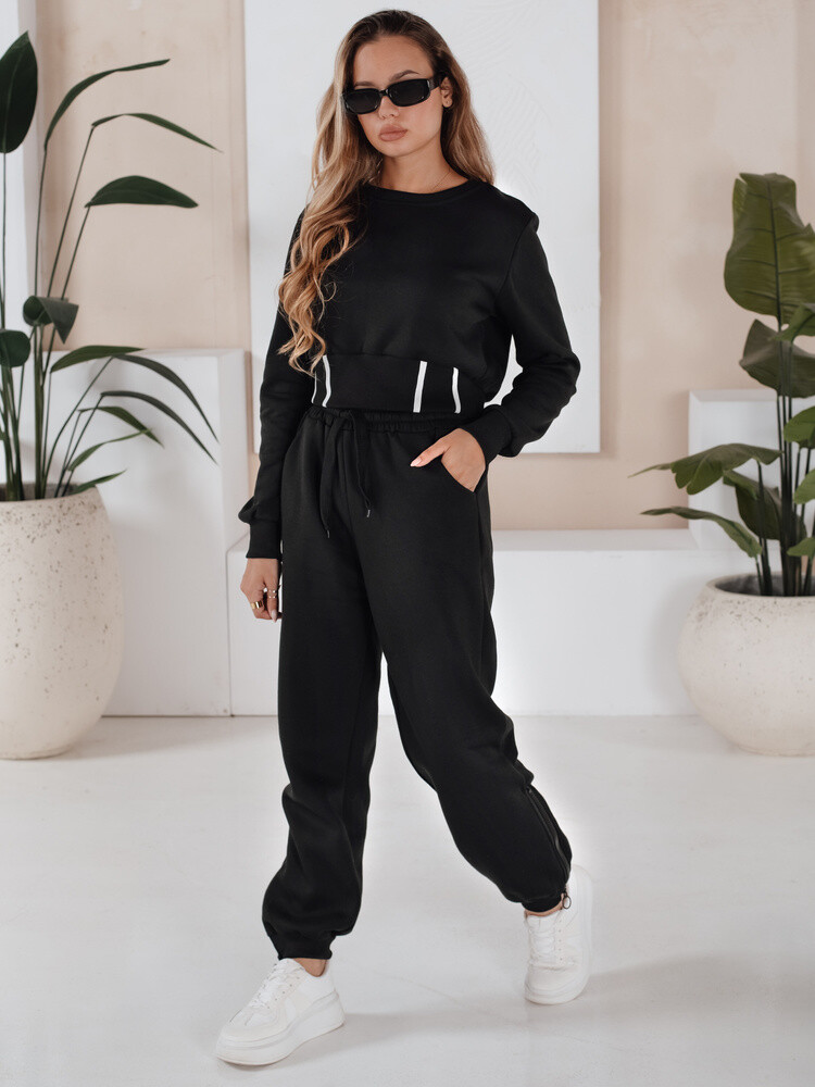 Damski komplet dresowy GIRLCODE czarny Dstreet