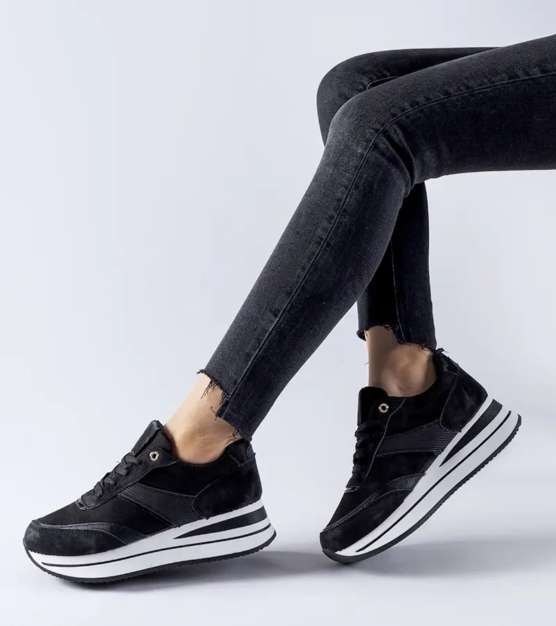 Gemre Black platform sneakers Nutter