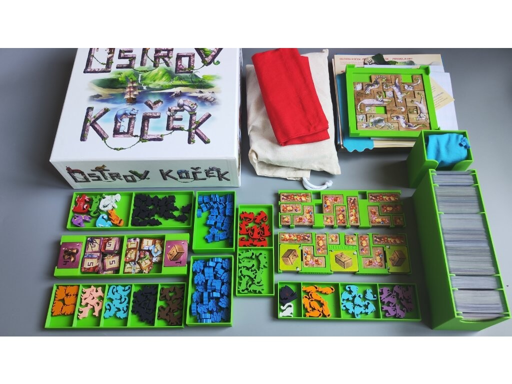 inserty.cz Insert: Ostrov koček + Pozdě, ale přede + Byly by ryby? + Koťata a jiná stvoření (černá, 0084)