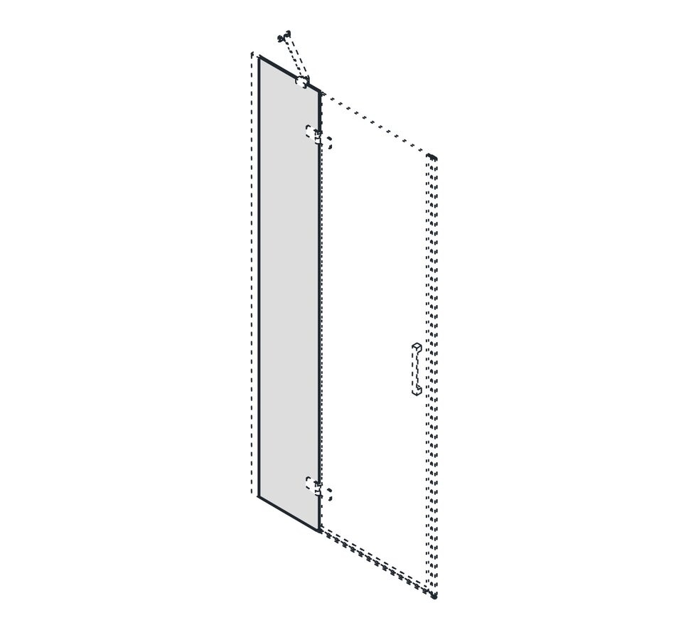 Gelco TRINITY fixní díl dveří 1000mm, sklo mat
