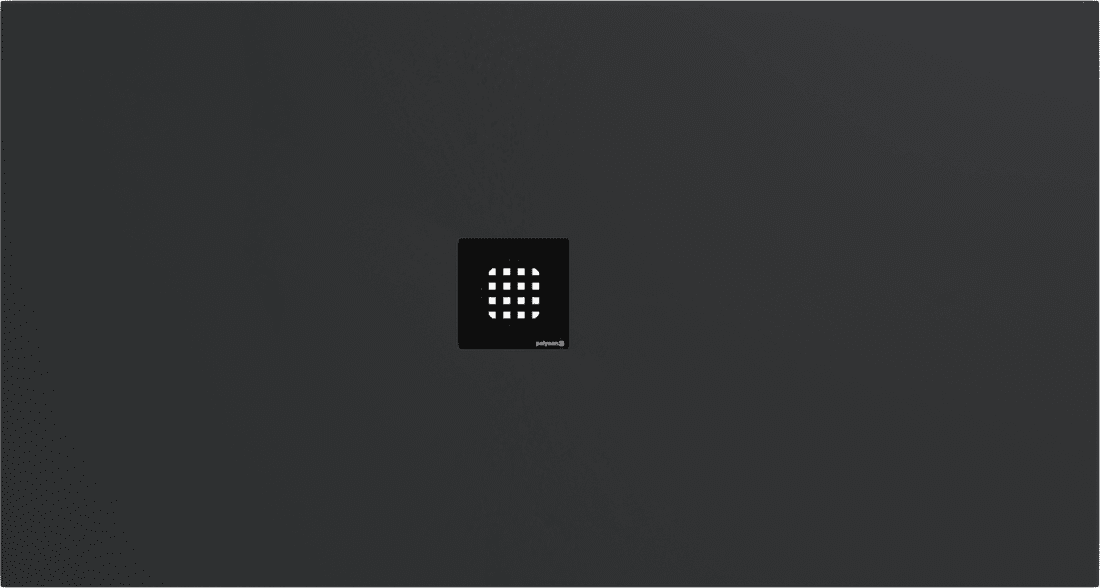 Polysan FLEXIA vanička z litého mramoru s možností úpravy rozměru, 150x80cm, antracit mat