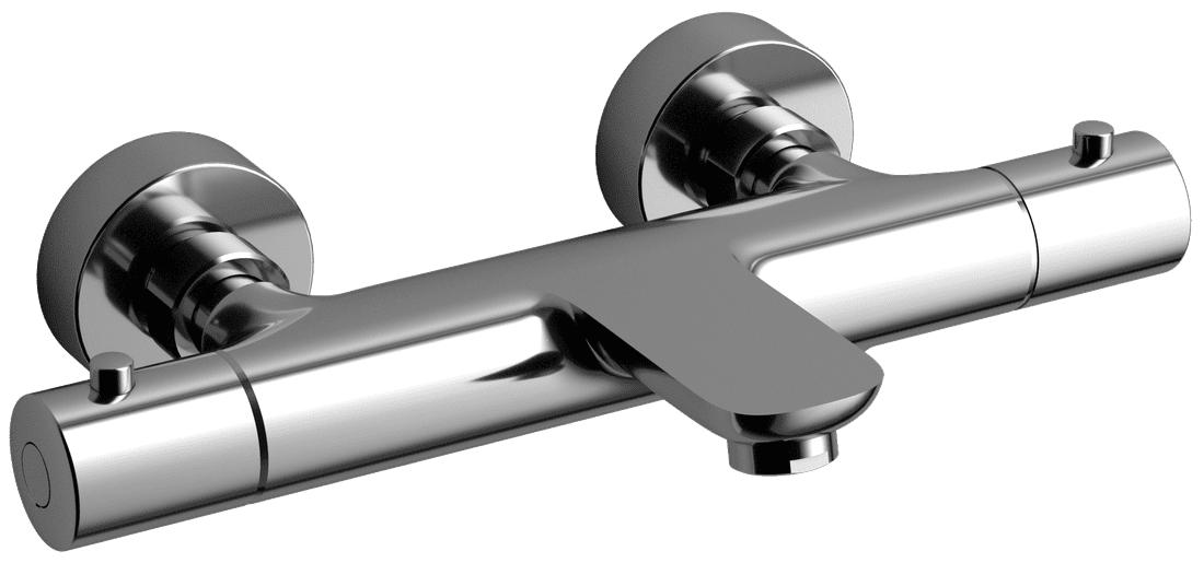 Sapho KIMURA nástěnná vanová termostatická baterie, chrom
