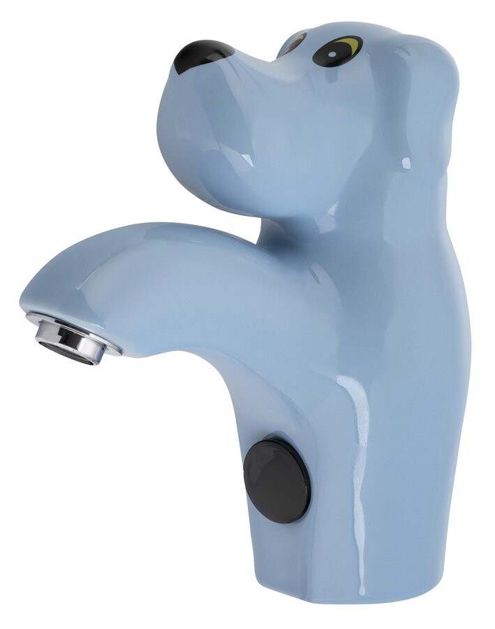 Sapho KID Senzorová stojánková keramická baterie 6V DC (4xAA), pes, modrá