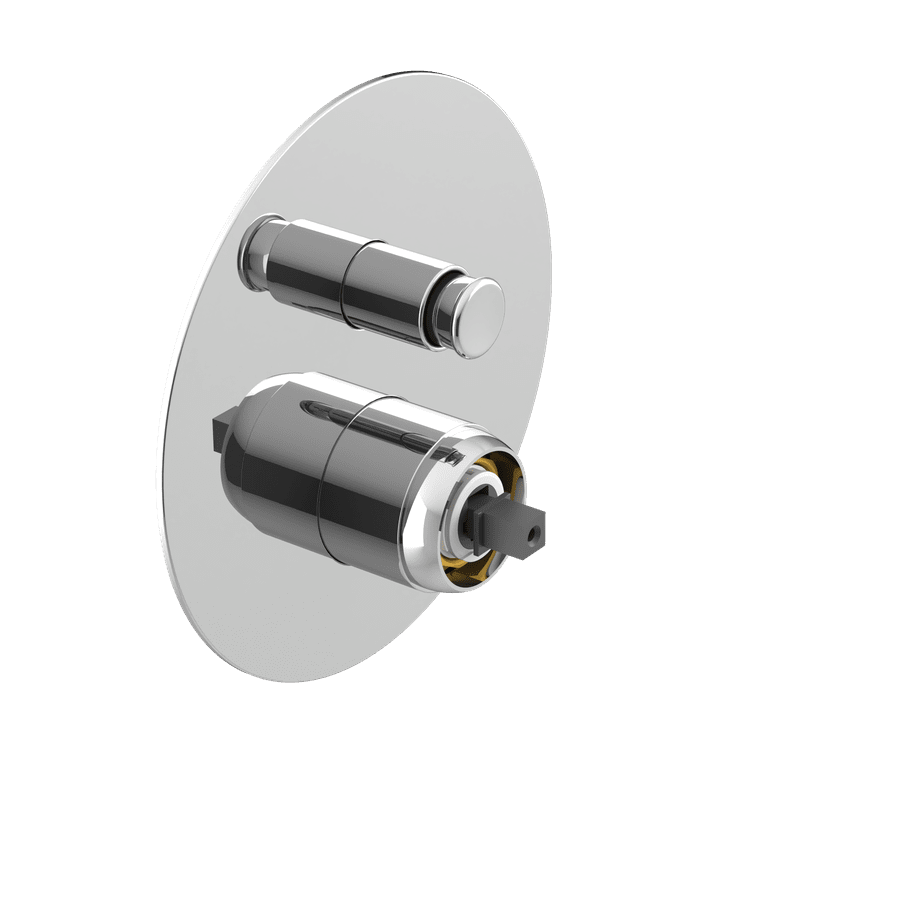 Sapho ULTRAMIX tělo podomítkové sprchové baterie, 2 výstupy, chrom