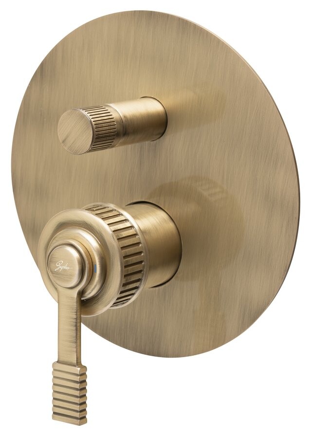 Sapho VERSI podomítková sprchová baterie, 2 výstupy, bronz