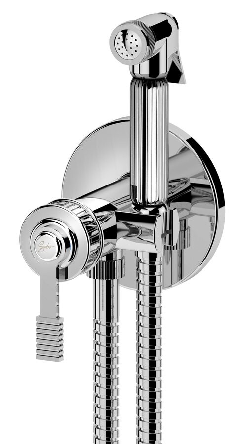 Sapho VERSI podomítková bidetová baterie se Stop sprškou, chrom