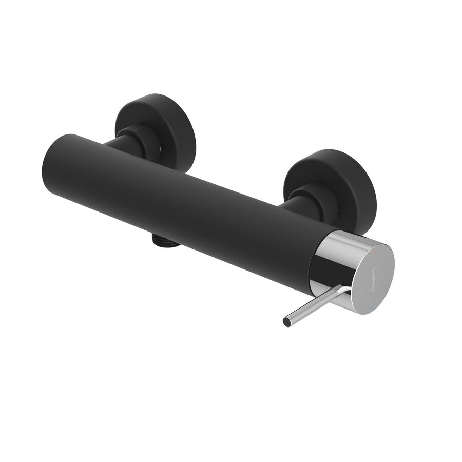 Sapho ULTRAMIX nástěnná sprchová baterie, černá mat/chrom