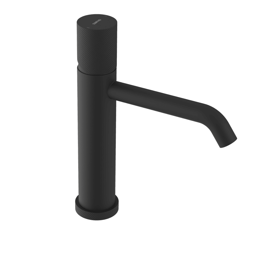 Sapho ULTRATAP stojánková umyvadlová baterie střední, černá mat