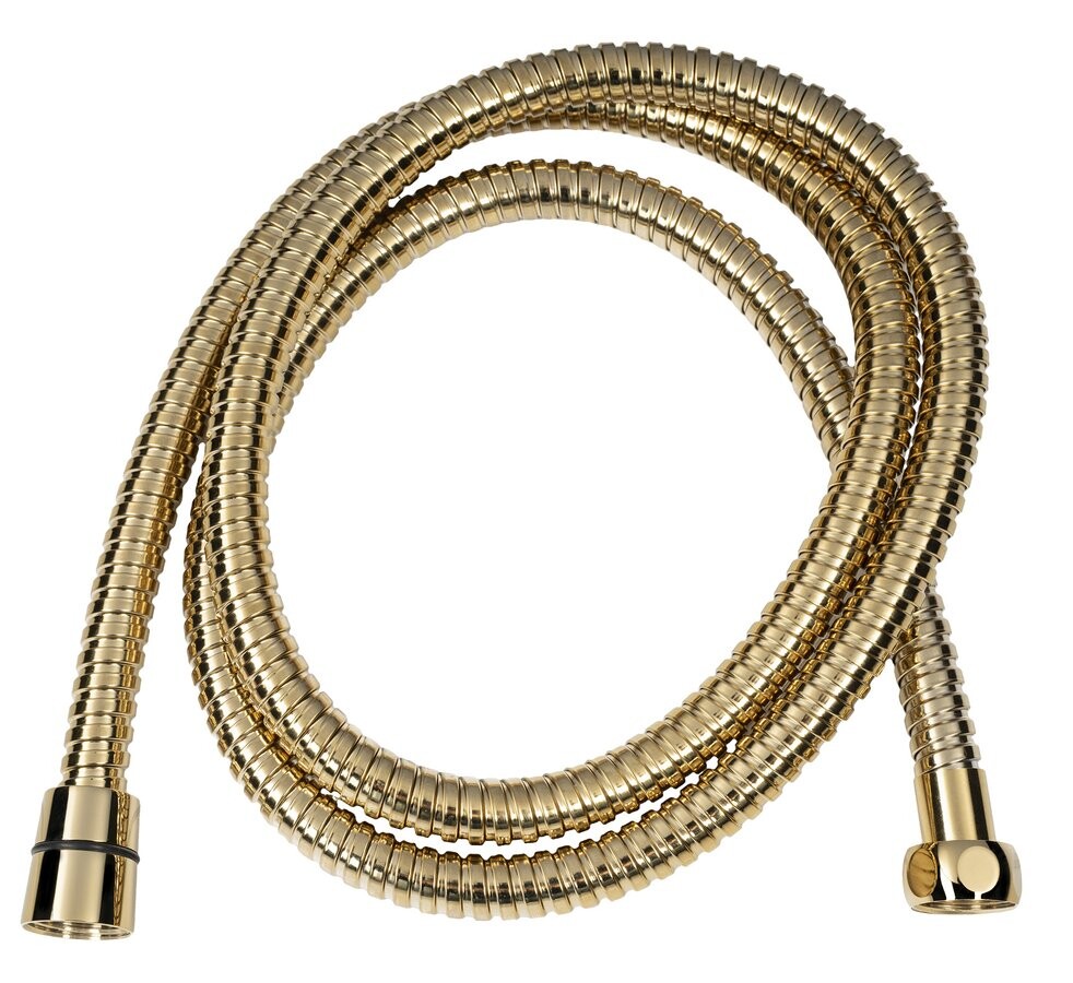 Sapho POWERFLEX kovová sprchová hadice, 150cm, zlato