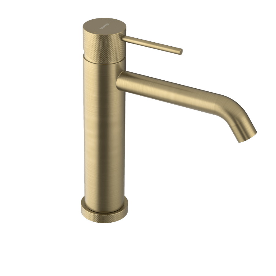 Sapho ULTRASAN stojánková umyvadlová baterie střední, zlato mat