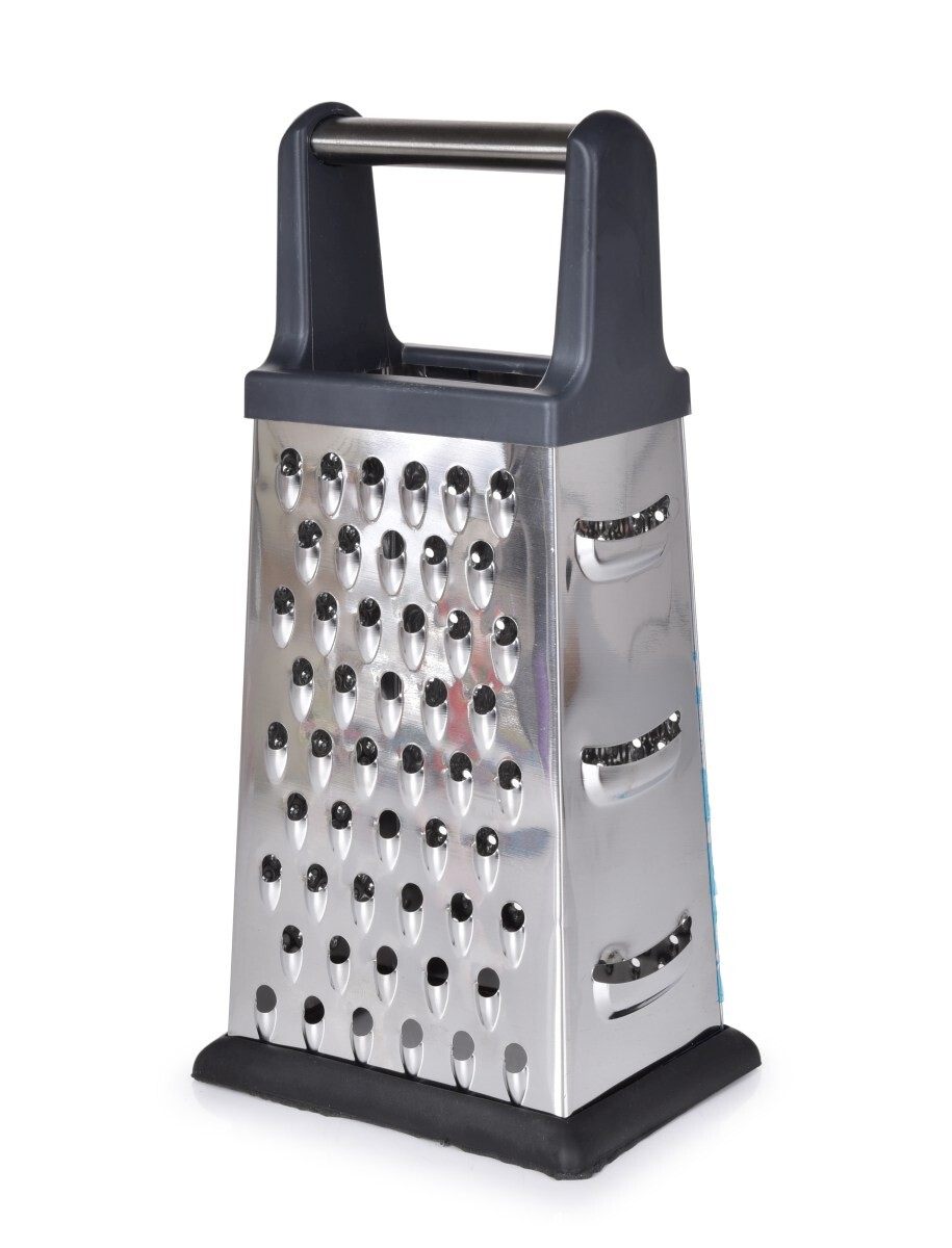 CHEF struhadlo 4v1 | Čtyřstranné nerezové ostří, plastové držadlo a základna