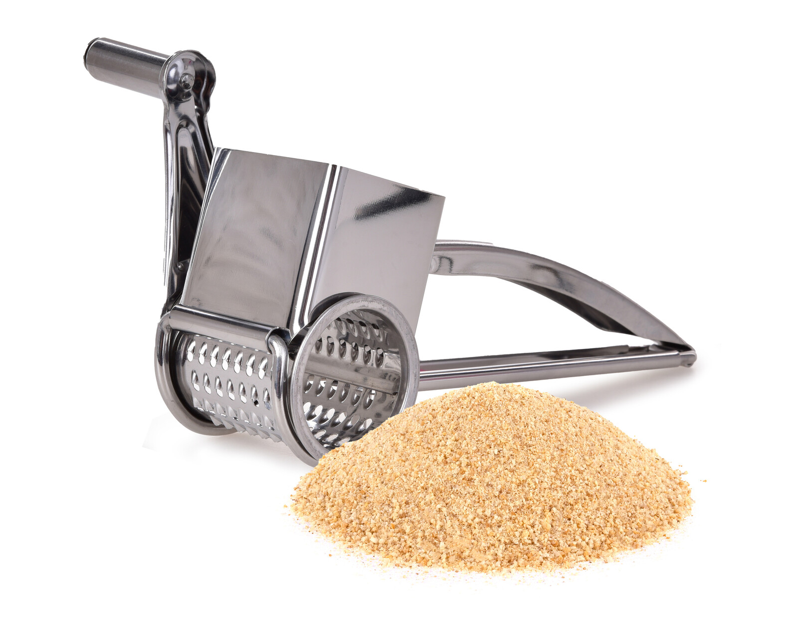 GOURMET | nerezové ruční rotační struhadlo s klikou | multifunkční