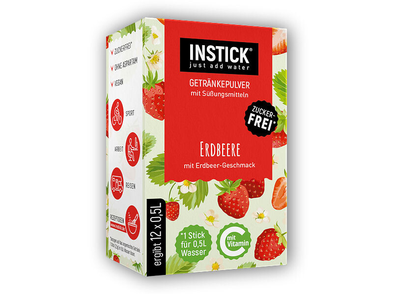 Instick 12x Instick nápoj bez cukru 2,5g Varianta: mango